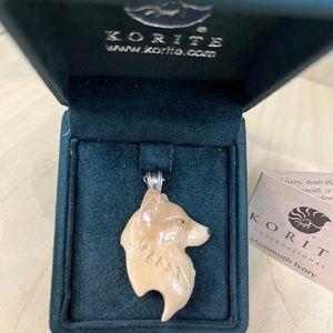 Korite mammoth ivory pendant